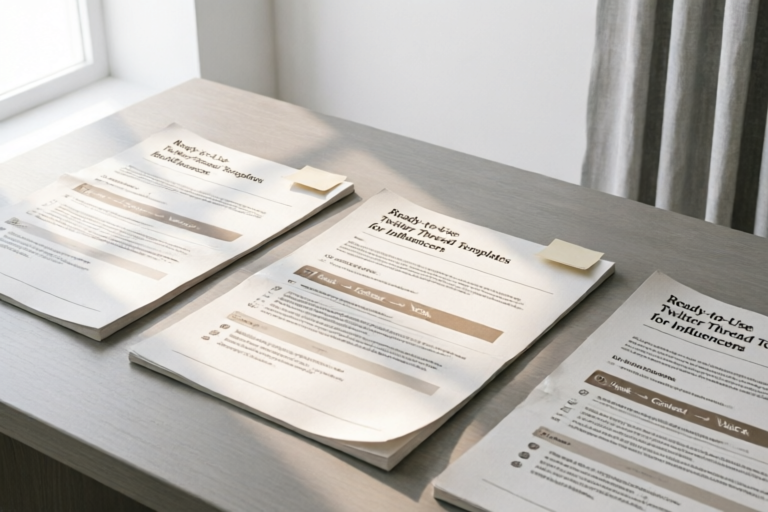 Ready-to-Use Twitter Thread Templates for Influencers