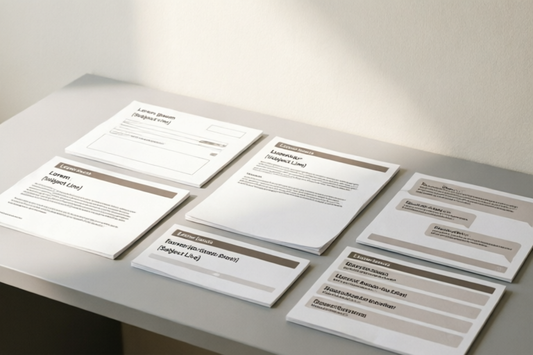 Examples of Professional Message Templates for Business