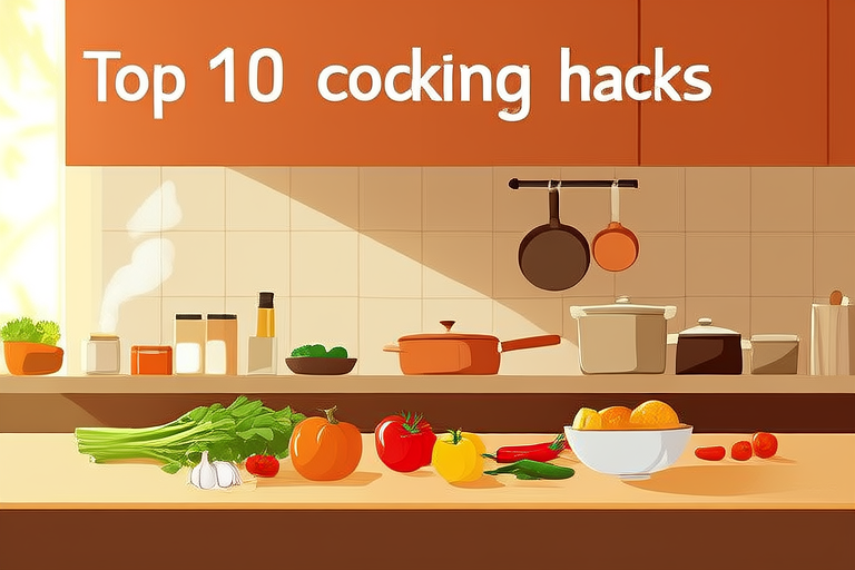 Top 10 Cooking Hacks That Will Revolutionize Your Kitchen Experience
